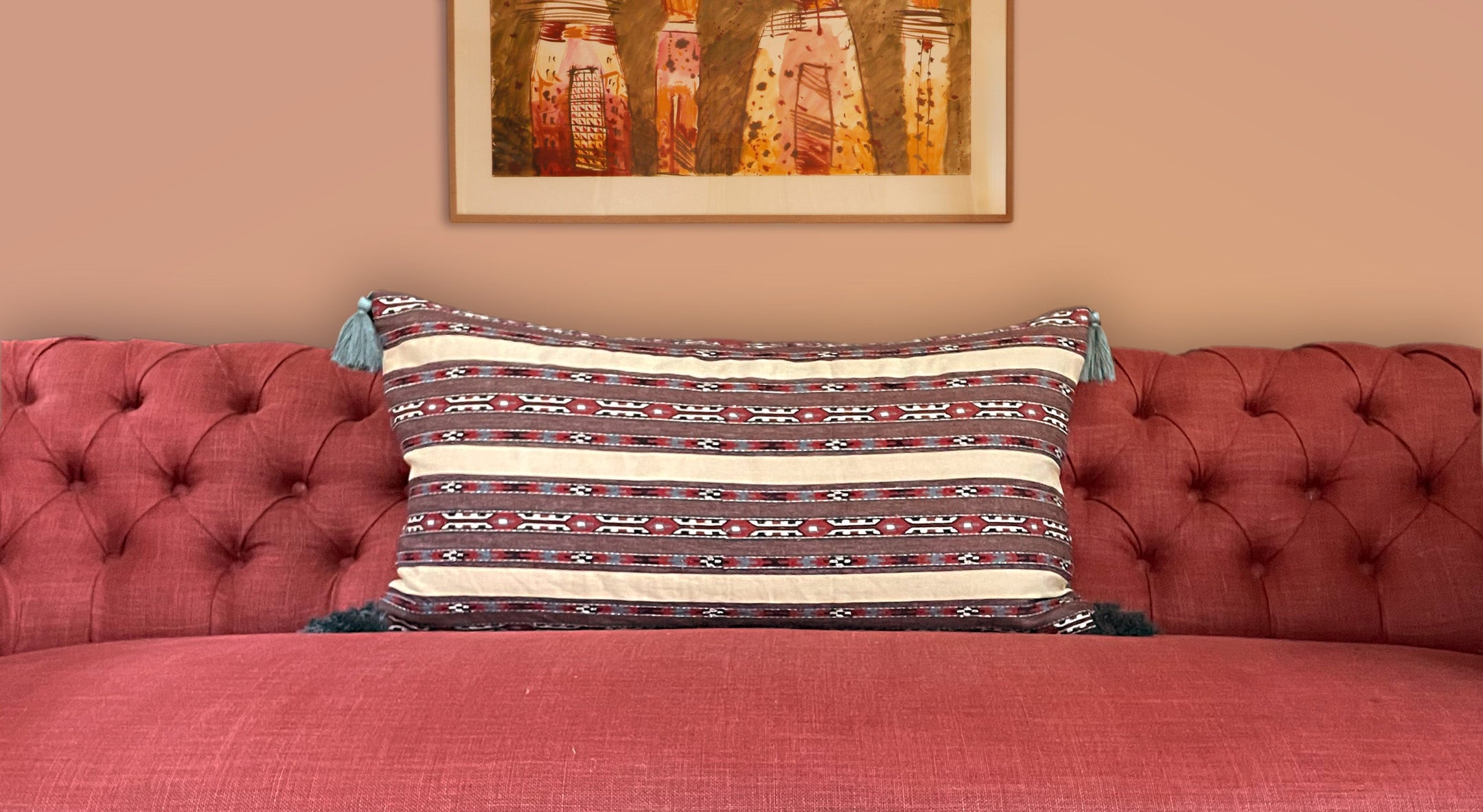 Embroidered and Woven Cushions