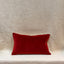Pomegranate Red Medium Oblong 57cm x 30cm Cushion (2 available)